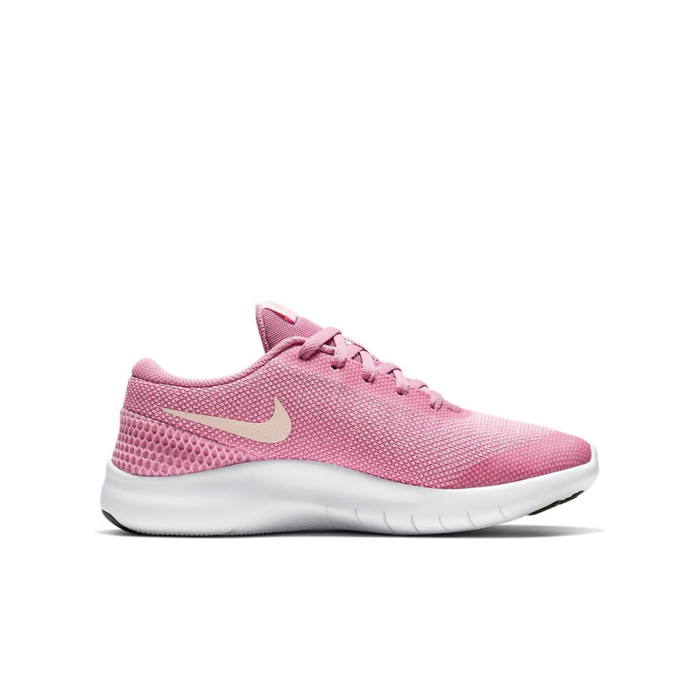 (GS) Nike Flex Experience RN 7 'White Pink' 943287-601 - Image 2