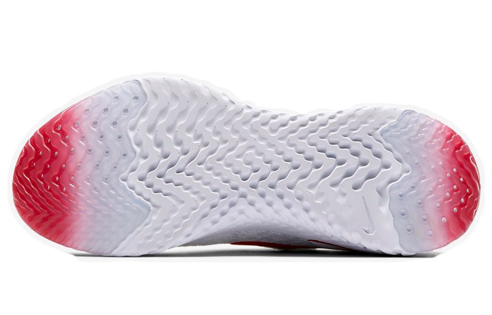 (GS) Nike Epic React Flyknit 'White University Red' 943311-106 - Image 4