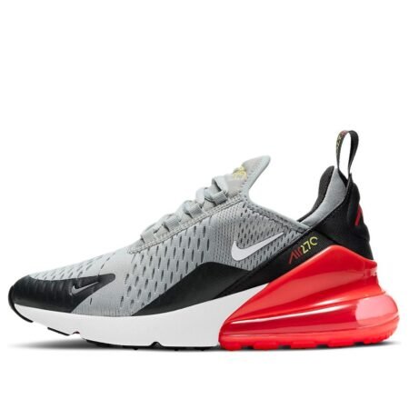 (GS) Nike Air Max 270 'Light Smoke Grey Crimson' 943345-022
