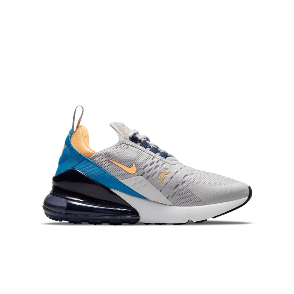 (GS) Nike Air Max 270 'Grey Fog Midnight Navy' 943345-032 - Image 2