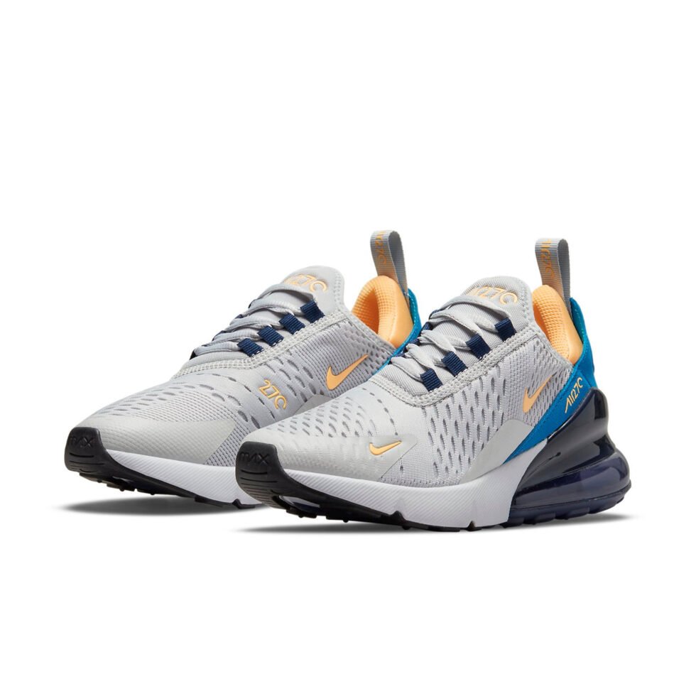 (GS) Nike Air Max 270 'Grey Fog Midnight Navy' 943345-032 - Image 3