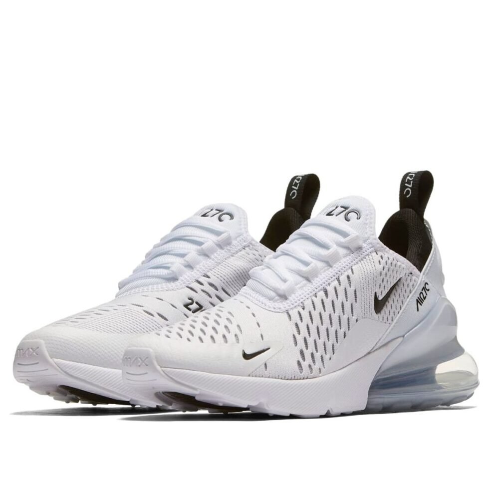 (GS) Nike Air Max 270 'White Black' 943345-100 - Image 3