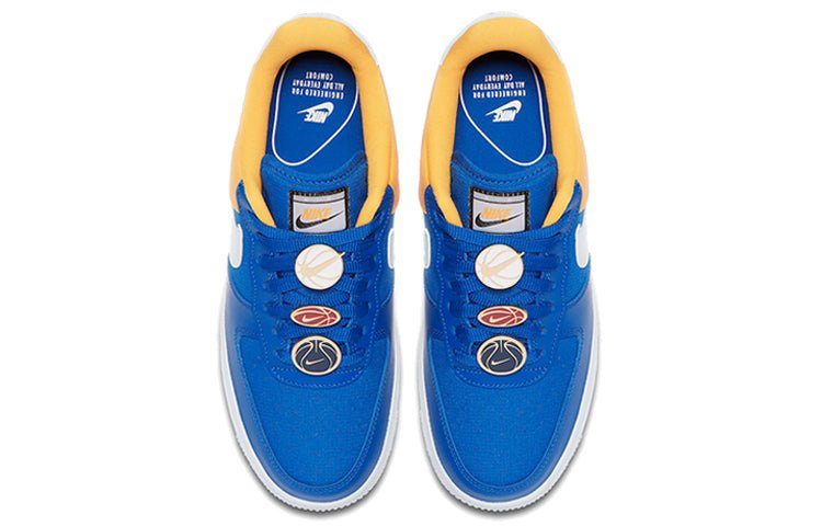 (WMNS) Nike Air Force 1 Low 'Blue Yellow' AA0287-401 - Image 4