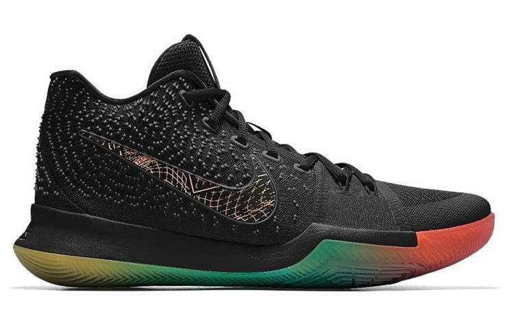 Nike Kyrie 3 iD 'Black Red Green' AA2245-991 - Image 2