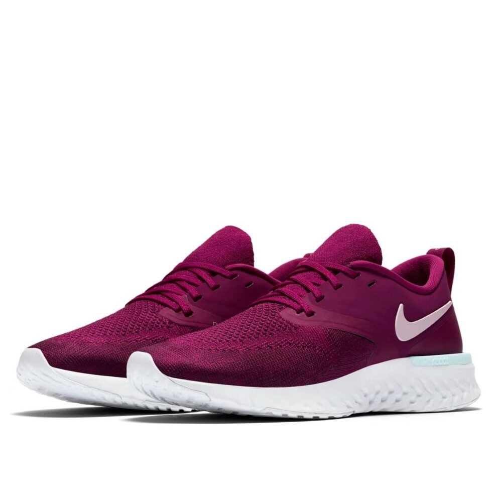 (WMNS) Nike Odyssey React Flyknit 2 'Raspberry Red' AH1016-600 - Image 3