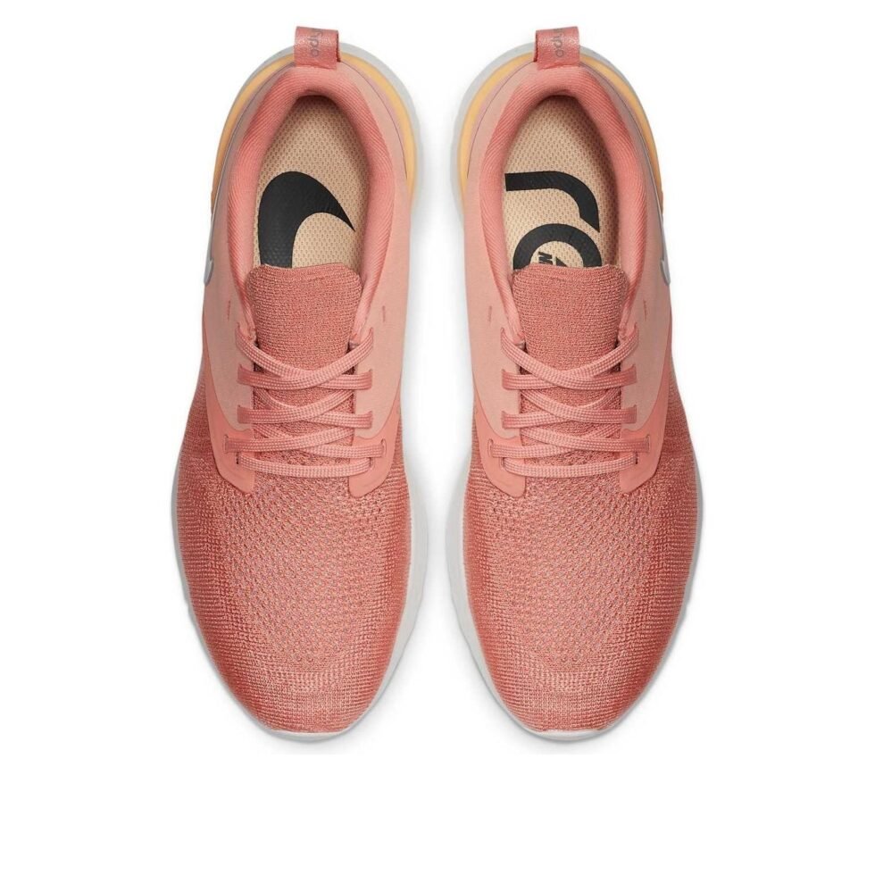 (WMNS) Nike Odyssey React Flyknit 2 'Pink Quartz' AH1016-602 - Image 4