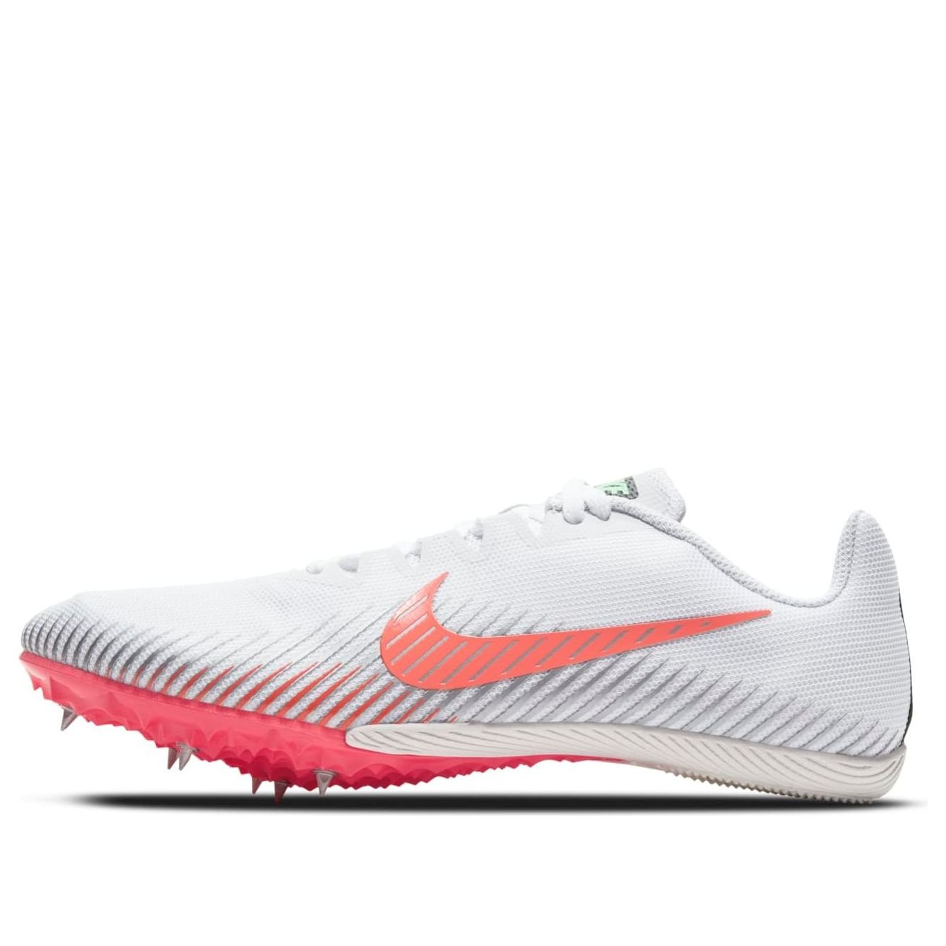 Nike Air Zoom Rival M 9 Spikes 'White Flash Crimson' AH1020-100