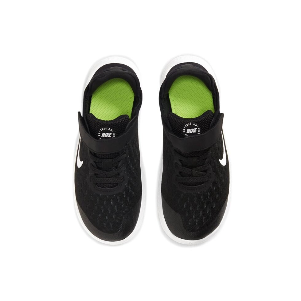 (PS) Nike Free RN 2018 'Black White' AH3452-003 - Image 4