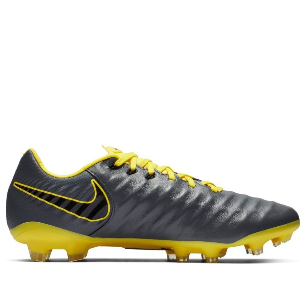 Nike Tiempo Legend 7 Pro FG 'Dark Grey Opti Yellow' AH7241-070 - Image 2