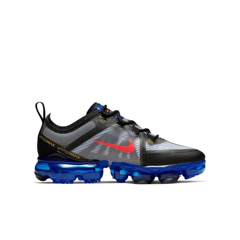 (GS) Nike Air VaporMax 2019 'Black Hyper Blue' AJ2616-007 - Image 2