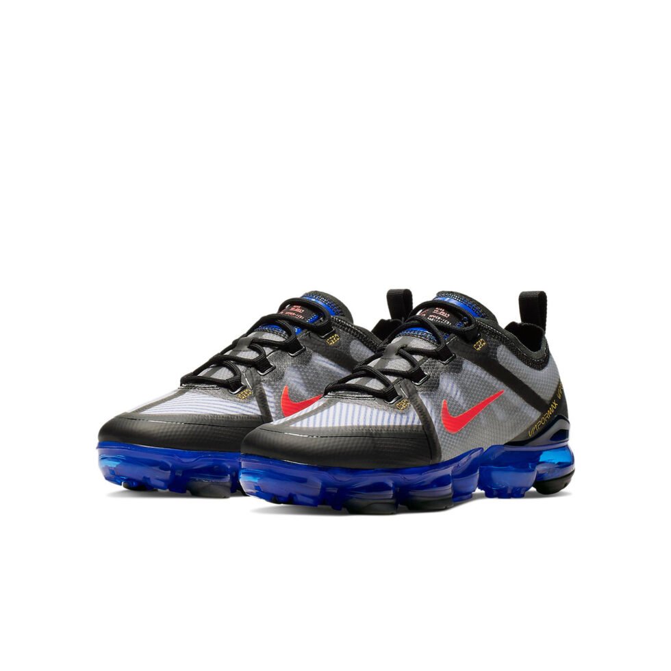 (GS) Nike Air VaporMax 2019 'Black Hyper Blue' AJ2616-007 - Image 3