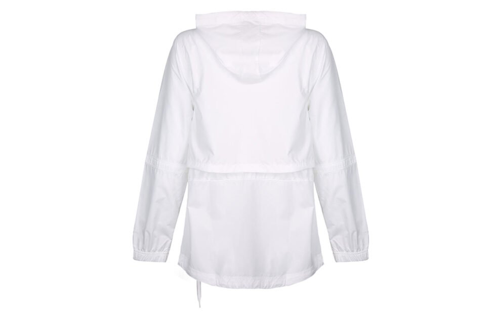 (WMNS) Nike As W Nsw Jkt Wvn Sports Running Windproof Jacket Autumn White AJ2983-101 - Image 2