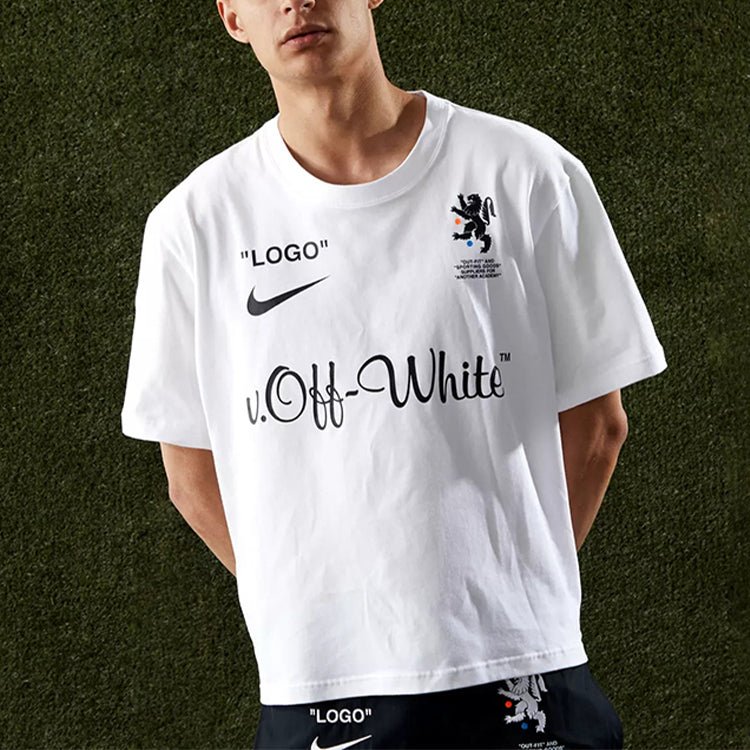 Nike x Off-White Mercurial NRG X T-Shirt 'White' AJ3374-100 - Image 3