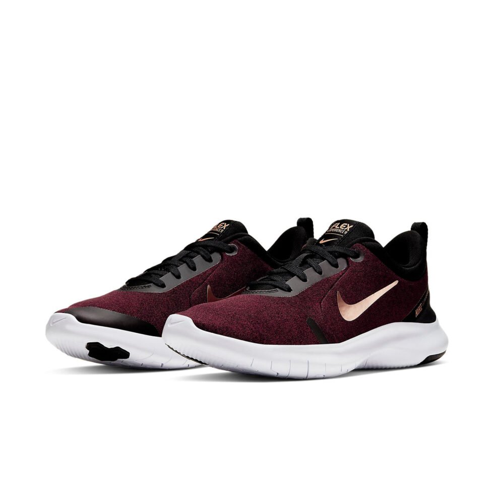 (WMNS) Nike Flex Experience RN 8 'Night Maroon Metallic Copper' AJ5908-005 - Image 3