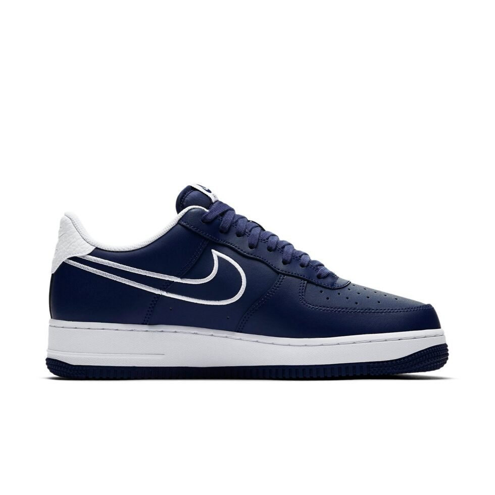 Nike Air Force 1 Low '07 Leather 'Blue Void' AJ7280-400 - Image 3
