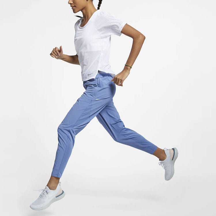 (WMNS) Nike Breathe Miler Running Short Sleeve White AJ8142-100 - Image 3