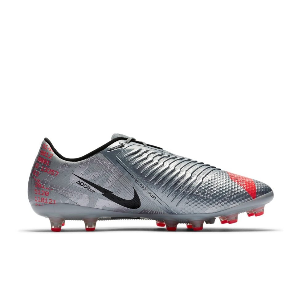 Nike Phantom Venom Elite AG Pro 'Metallic Bomber Grey Laser Crimson' AO0576-906 - Image 6