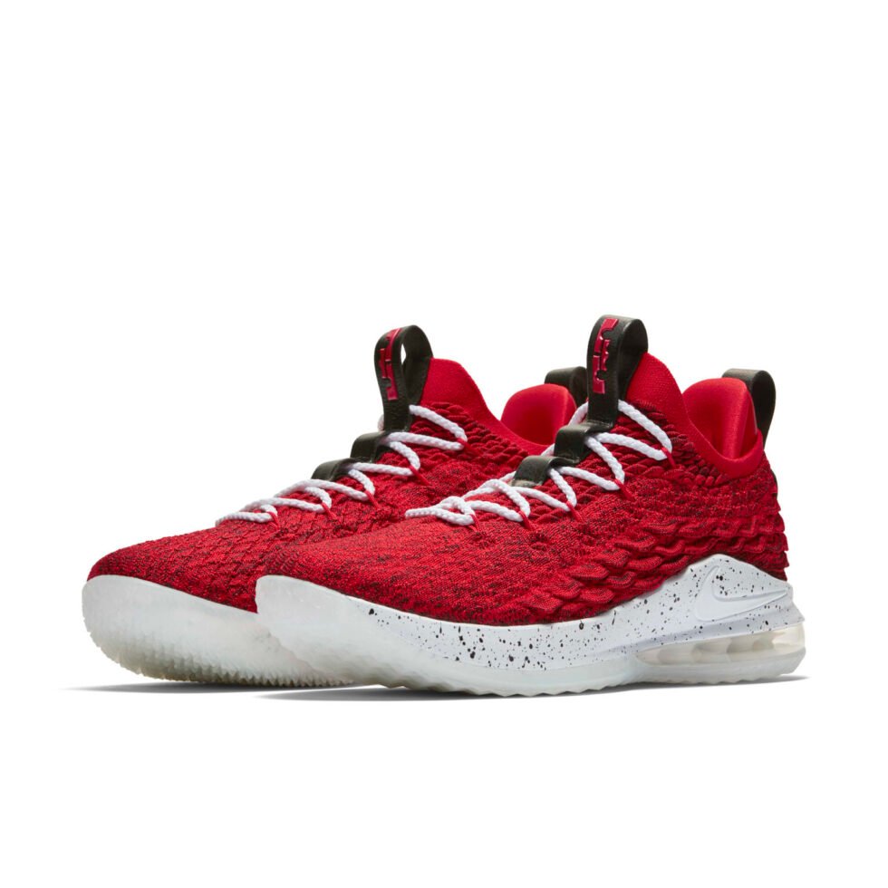 Nike LeBron 15 Low 'University Red' AO1755-600 - Image 3