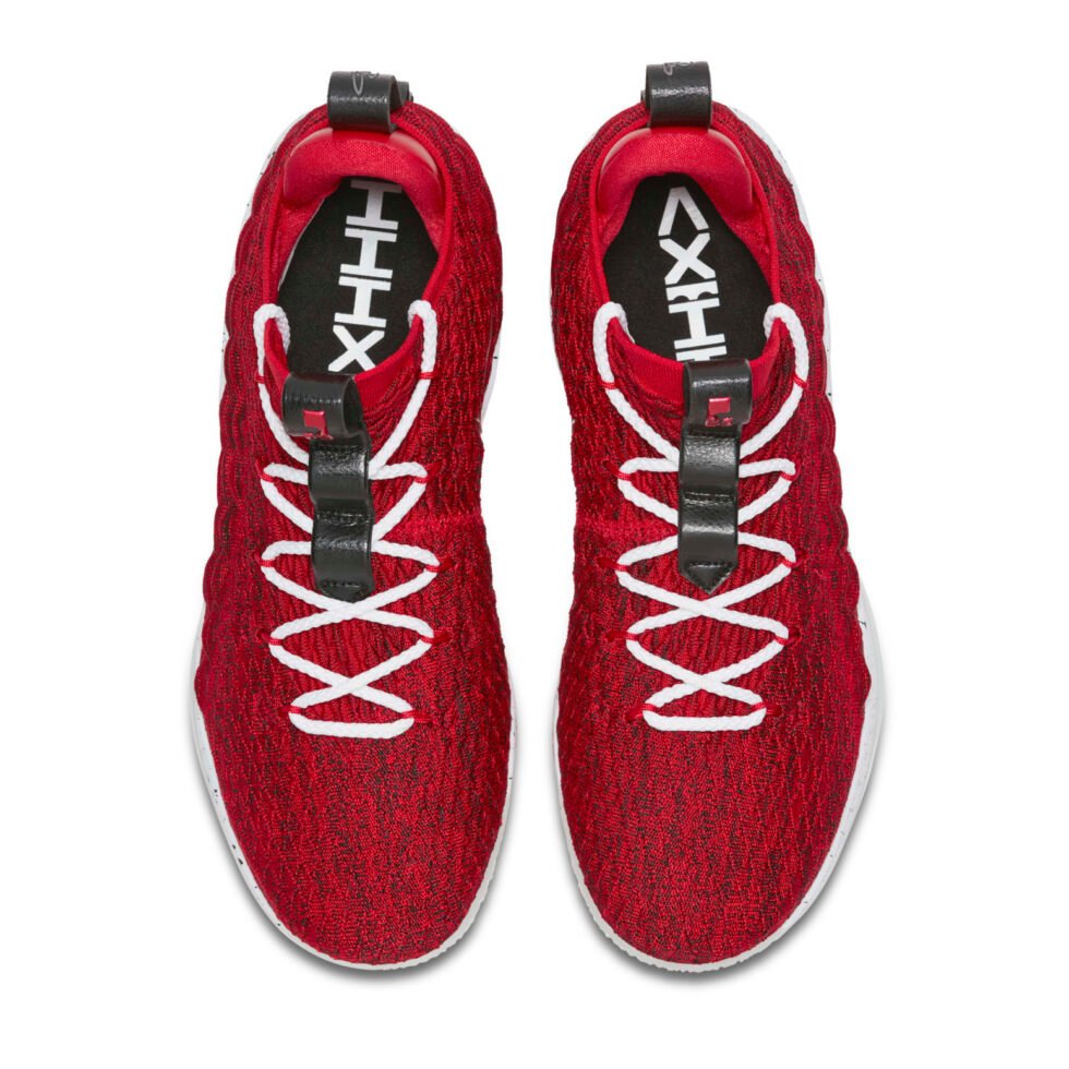 Nike LeBron 15 Low 'University Red' AO1755-600 - Image 4