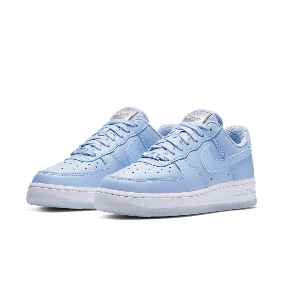 (WMNS) Nike Air Force 1 '07 Essential 'Blue White' AO2132-400 - Image 3