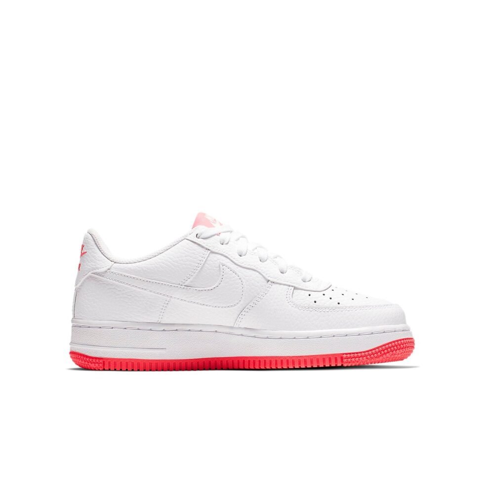 (GS) Nike Air Force 1 Low 'White Racer Pink' AO2296-101 - Image 2
