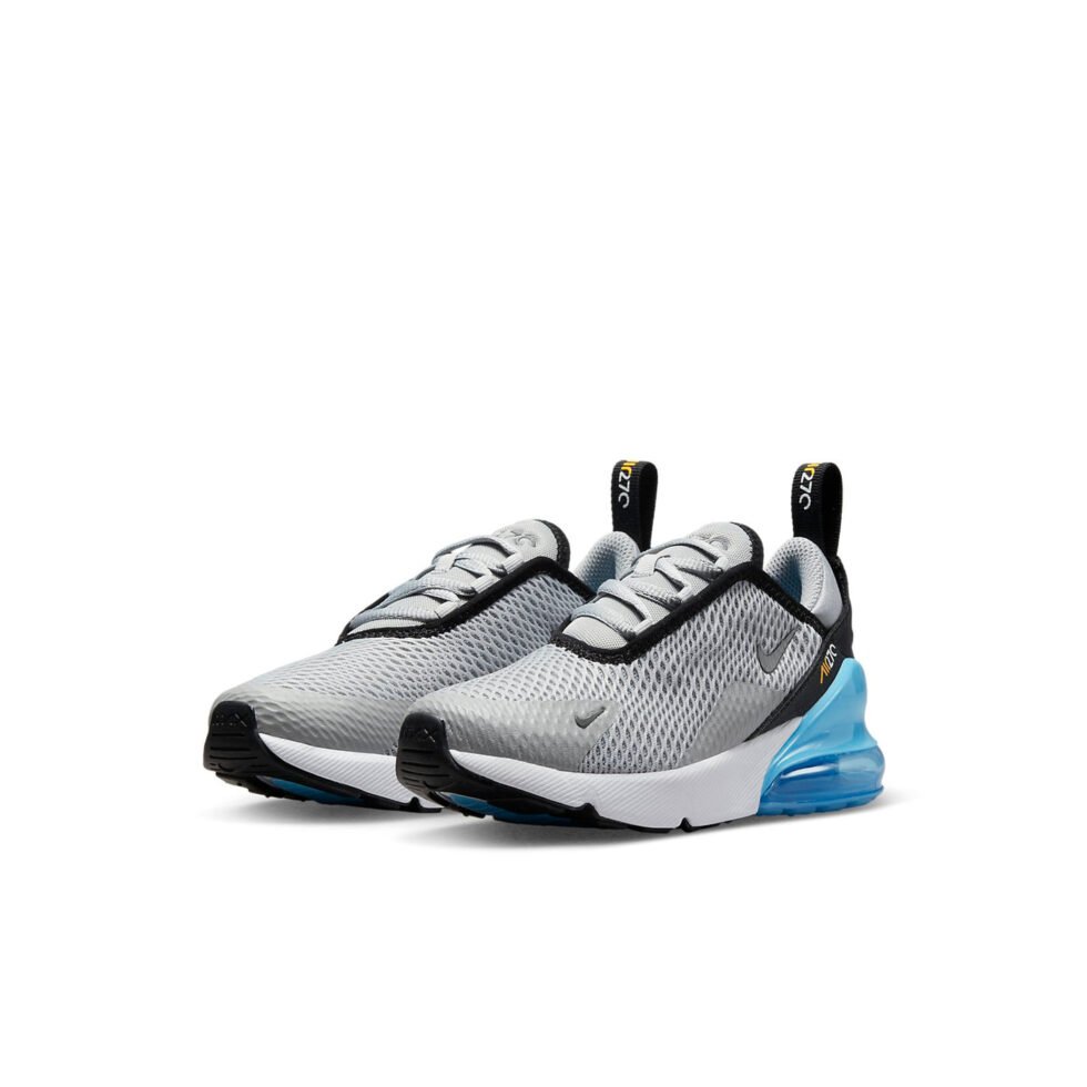 (PS) Nike Air Max 270 'Light Smoke Grey Baltic Blue' AO2372-027 - Image 3