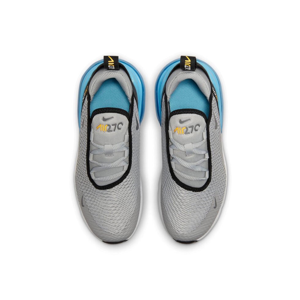 (PS) Nike Air Max 270 'Light Smoke Grey Baltic Blue' AO2372-027 - Image 4