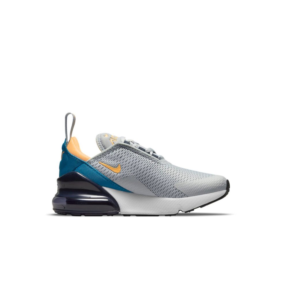 (PS) Nike Air Max 270 'Grey Fog Midnight Navy' AO2372-032 - Image 2