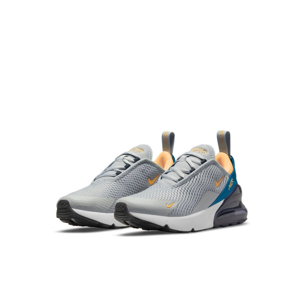 (PS) Nike Air Max 270 'Grey Fog Midnight Navy' AO2372-032 - Image 3