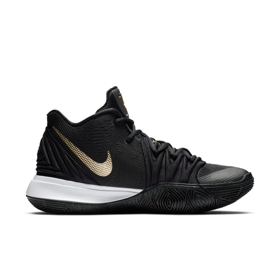 Nike Kyrie 5 'Black Metallic Gold' AO2918-007 - Image 2