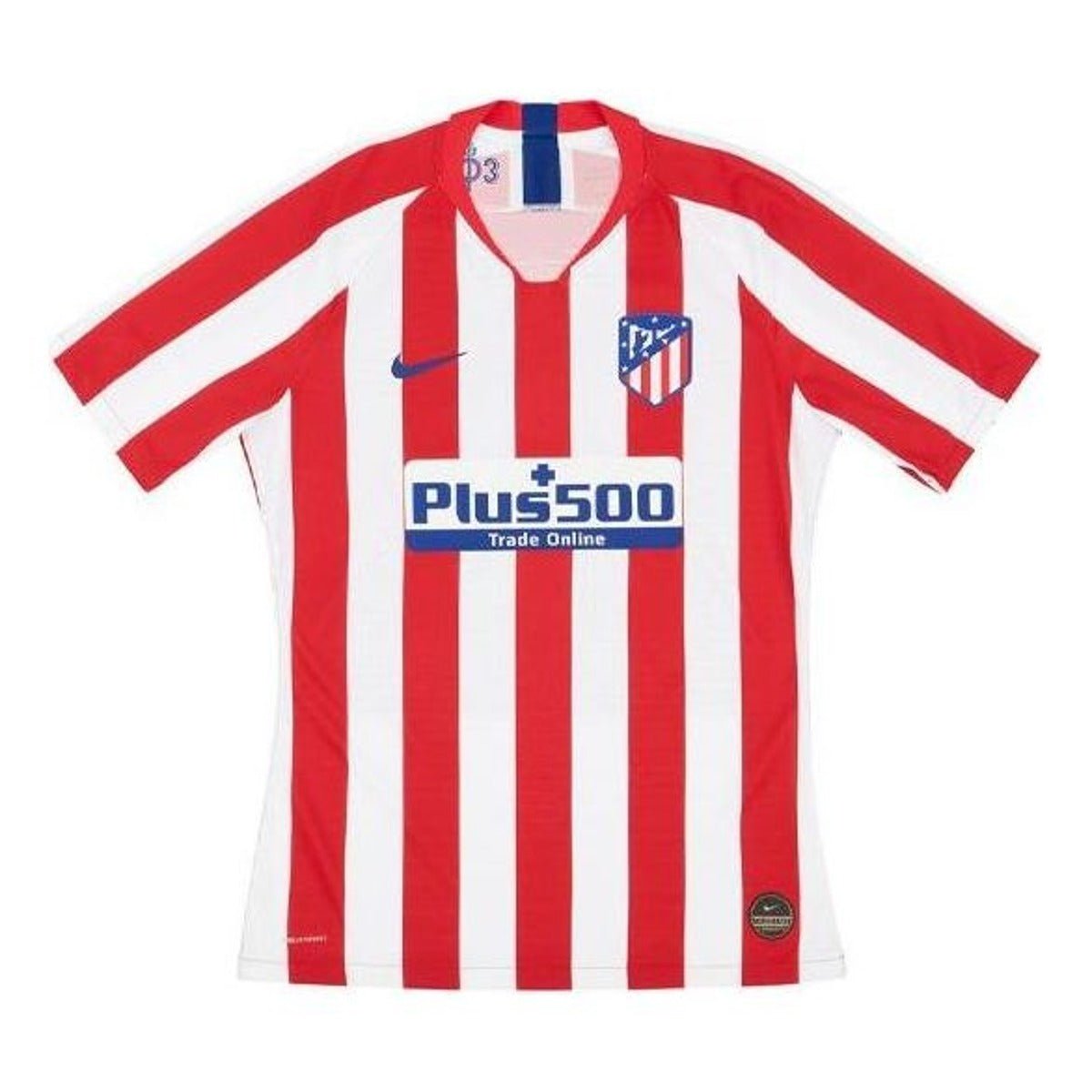 Nike 2019-2020 Atletico Madrid Home Player Issue Jersey 'Red White' AO4669-612