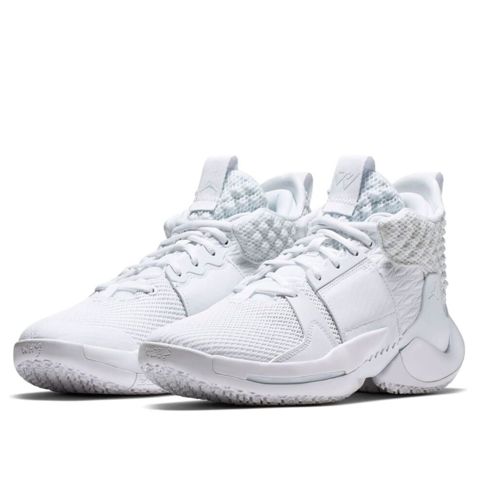 Air Jordan Why Not Zer0.2 'Triple White' AO6219-101 - Image 3