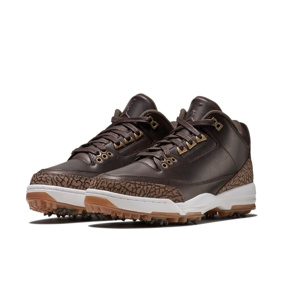 Air Jordan 3 Golf Premium 'Brown' AO8952-200 - Image 4