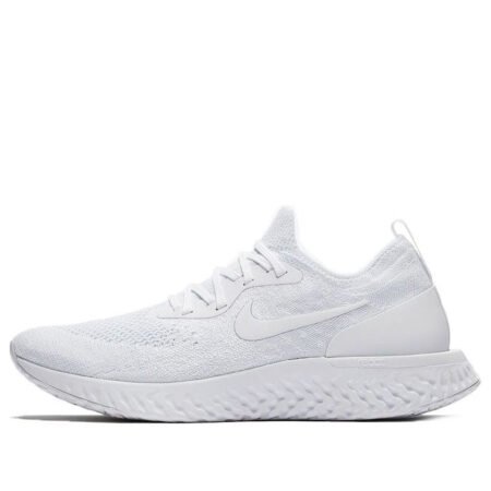 (WMNS) Nike Epic React Flyknit 'Triple White' AQ0070-102