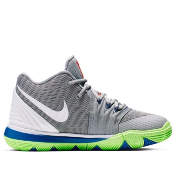 (PS) Nike Kyrie 5 'Wolf Grey Lime' AQ2458-099 - Image 2