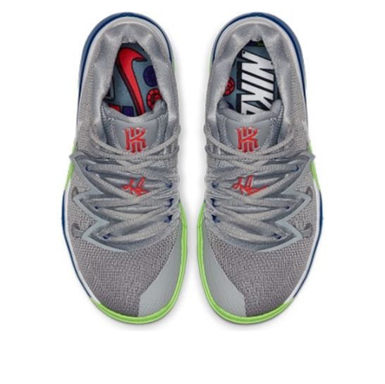 (PS) Nike Kyrie 5 'Wolf Grey Lime' AQ2458-099 - Image 3