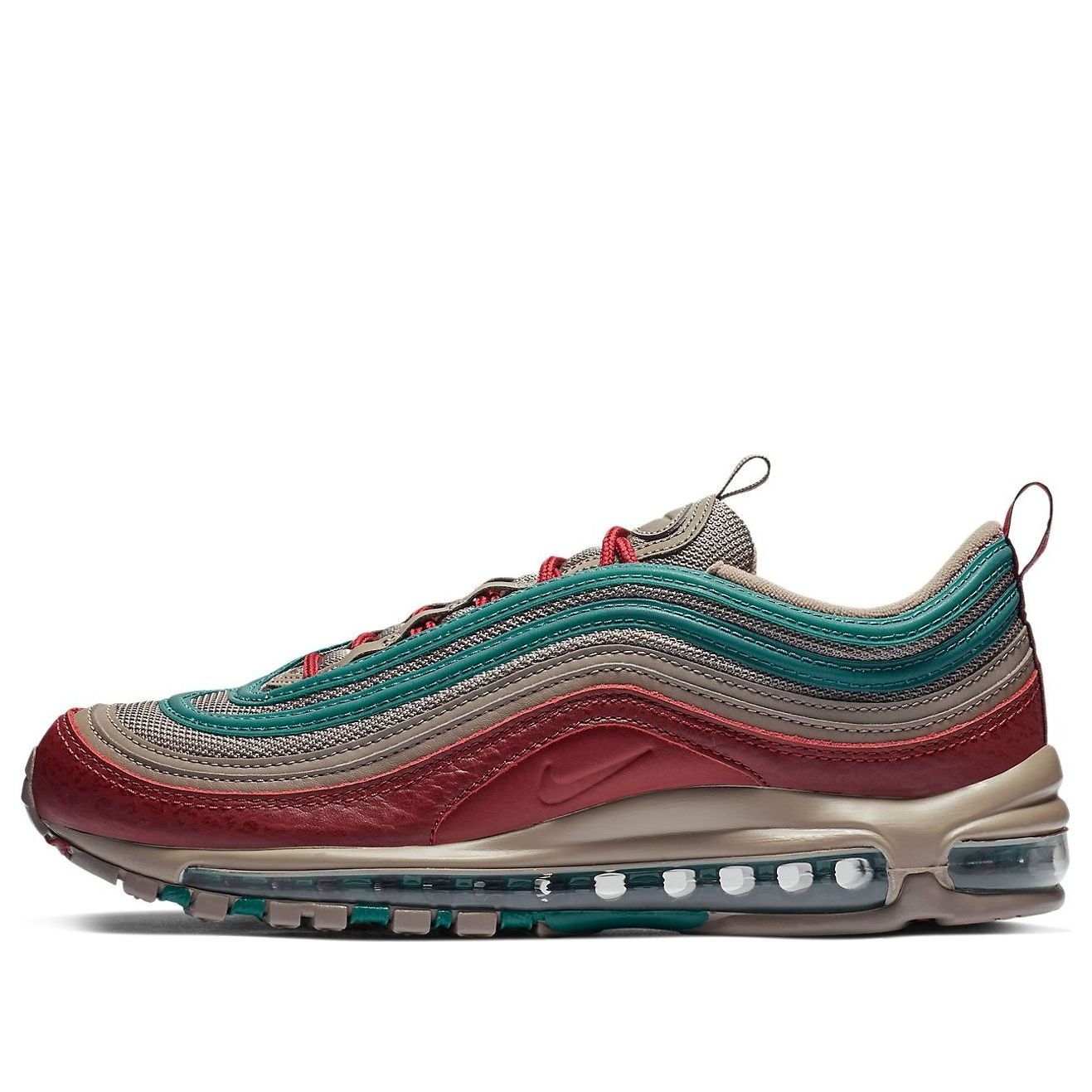 Nike Air Max 97 'Light Taupe Geode Teal Team Red' AQ4126-202