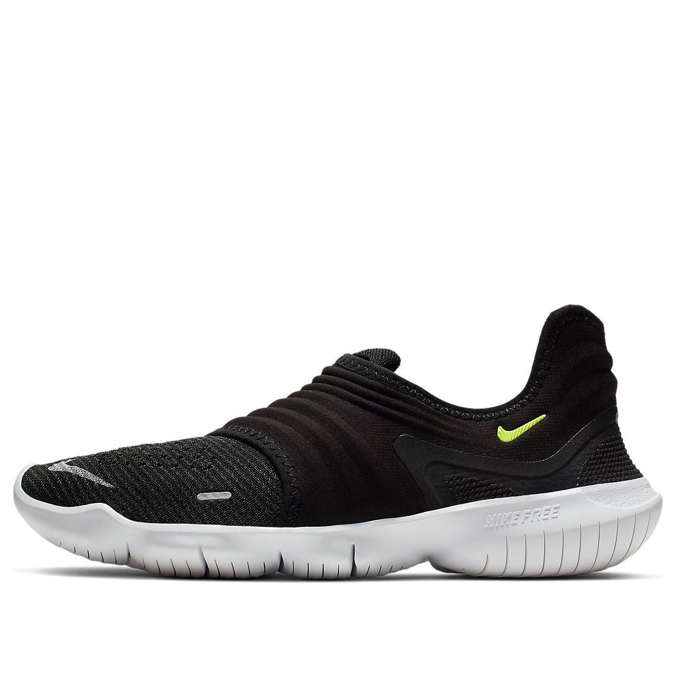(WMNS) Nike Free RN Flyknit 3.0 'Black Volt' AQ5708-001