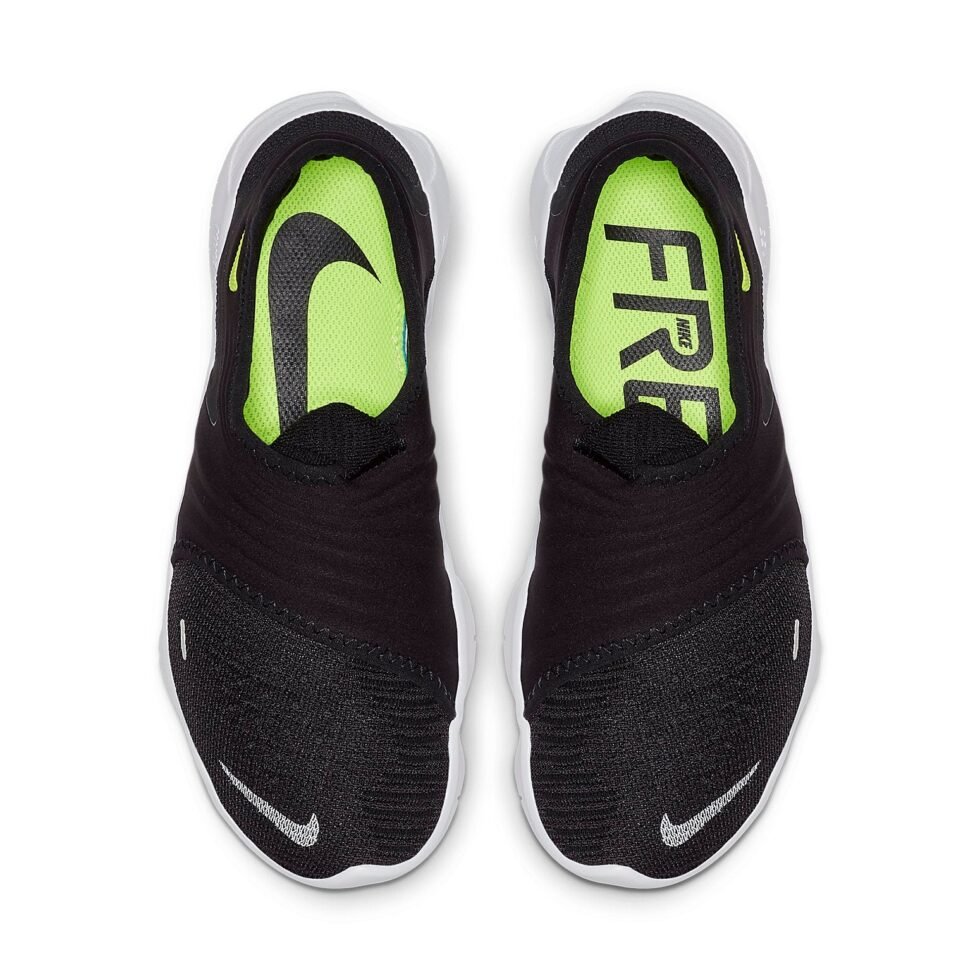 (WMNS) Nike Free RN Flyknit 3.0 'Black Volt' AQ5708-001 - Image 4