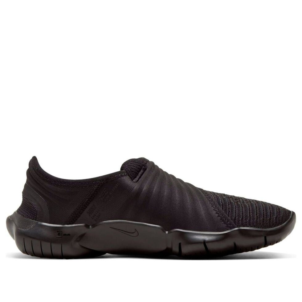 (WMNS) Nike Free RN Flyknit 3.0 'Triple Black' AQ5708-006 - Image 2
