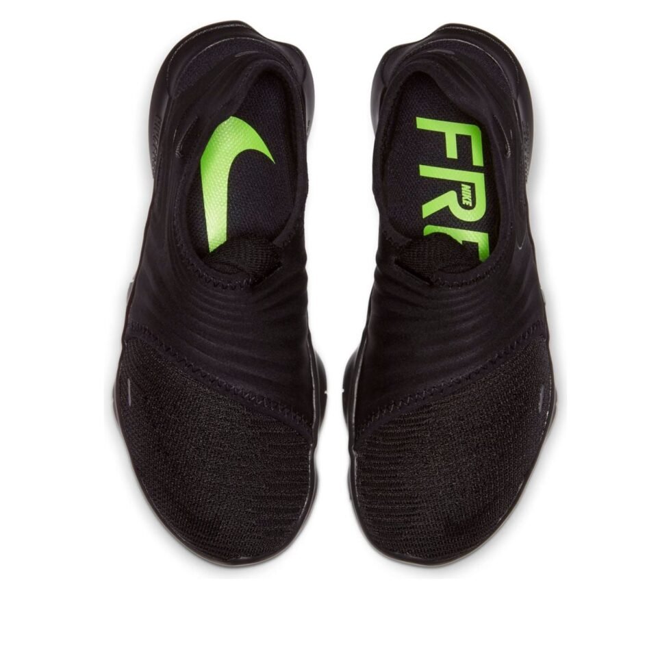 (WMNS) Nike Free RN Flyknit 3.0 'Triple Black' AQ5708-006 - Image 4