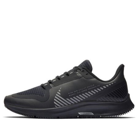(WMNS) Nike Air Zoom Pegasus 36 Shield 'Black Metallic Silver' AQ8006-001