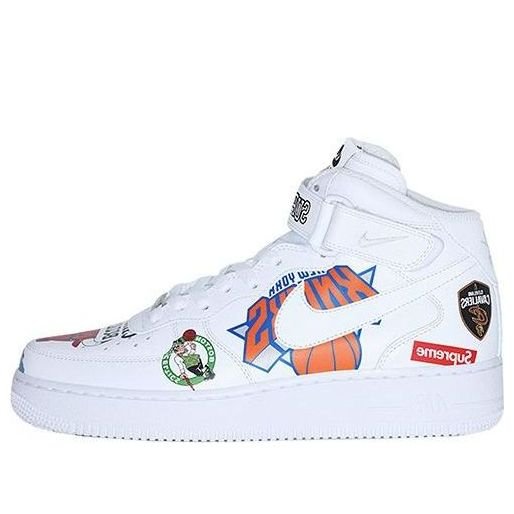 Nike x Supreme NBA x Air Force 1 Mid 07 'White' AQ8017-100