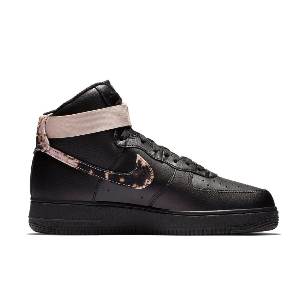 Nike Air Force 1 High 'Acid Wash Print Black' AR1954-002 - Image 2