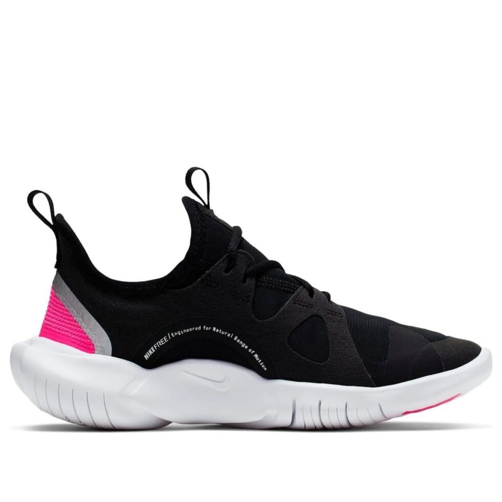 (GS) Nike Free RN 5.0 'Black Pink' AR4143-002 - Image 2