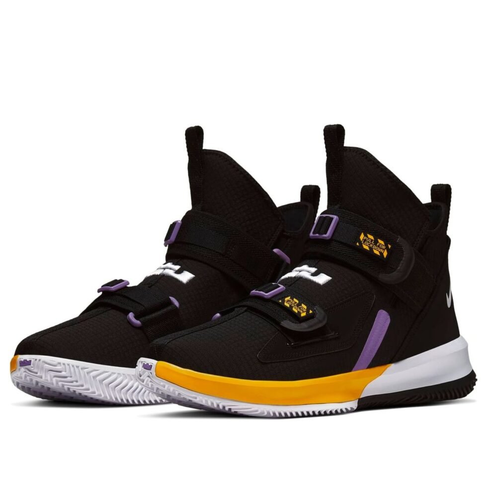 Nike LeBron Soldier 13 SFG 'Lakers' AR4225-004 - Image 3