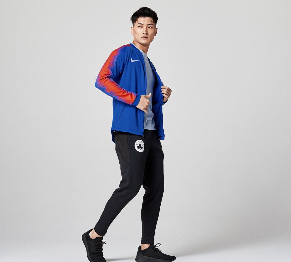 Nike Shanghai Shenhua 2019 Training Jacket 'Blue' AR4506-480 - Image 5