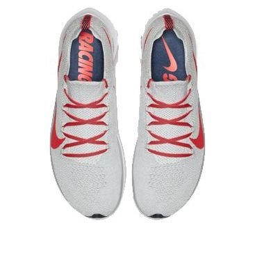 Nike Zoom Fly Flyknit 'Grey Bright Crimson' AR4561-044 - Image 4