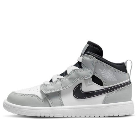 (PS) Air Jordan 1 Mid 'Grey Black White' AR6351-078