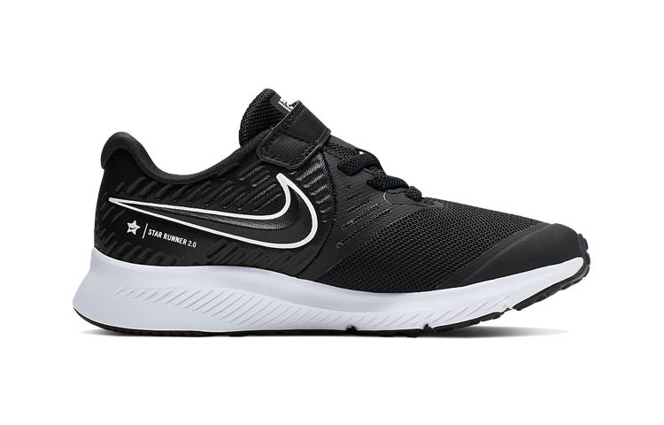 (PS) Nike Star Runner  2 Velcro 'Black' AT1801-001 - Image 2